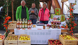 Banner Obst- und Bauernmarkt Lalling am Kirchweihsonntag