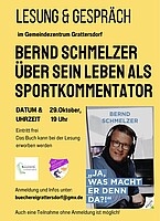 Logo Ja was macht er denn da? Lesung mit Bernd Schmelzer