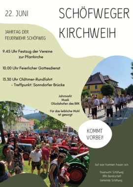 Banner Schöfweger Kirchweih