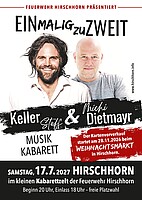 Logo Kabarettabend mit Keller Steff & Michi Dietmayr und ihrem neuen Programm